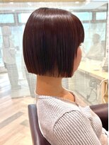 ファースト 仙台店(first)&nbsp;襟足ギリギリぱつっとボブ