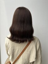 リフトバイマグ 松本駅前店(lift by mag)&nbsp;20代30代40代オリーブアッシュ髪質改善カラー艶感ストレート