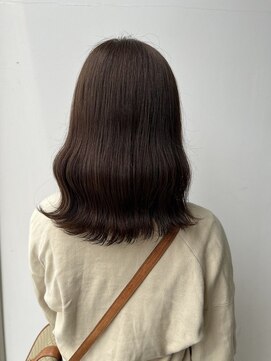 リフトバイマグ 松本駅前店(lift by mag) 20代30代40代オリーブアッシュ髪質改善カラー艶感ストレート