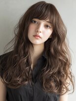 プラス セカンド ヘア(Plus 2nd)&nbsp;ロング/くすみベージュ/ゆるふわ巻き