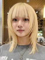 アルカナ 原宿表参道(ARCANA)&nbsp;ハイトーン ダブルカラー ブリーチ レイヤーカット 原宿 表参道