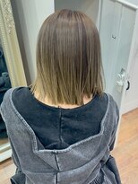 ヘアプレイスソル (HAIR PLACE SoL)&nbsp;ケアブリーチ/ダブルカラー/オリーブベージュ
