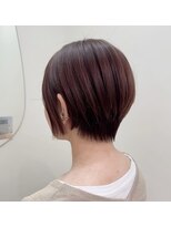 ネウィ 広島(newi) ショート/ショートボブ/ショートカット/ピンクブラウン