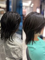 パーマ落としラボ アピッシュ 銀座(apish) パーマ落とし ミディアム パーマ卒業 自然な髪