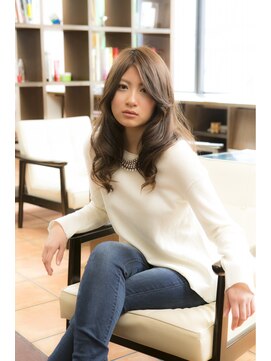 ダアッカ(da acca) 大人かわいい☆ブラウンベージュ☆無造作カール×小顔レイヤー