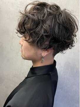 ロッサ(ROSSA) ニュアンスマッシュ/かき上げヘア/サイドパート/フェザーパーマ