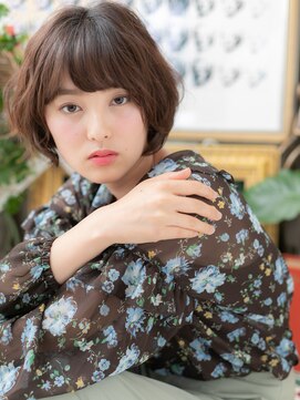 カバーヘア ブリス 戸田公園西口店(COVER HAIR bliss) ダークカラーで引き締め前下がり大人ボブa戸田公園20代30代40代