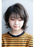 骨格補正立体ボブ
