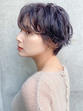 ノラ ウメダ(NORA UMEDA) 【NORA UMEDA 高木】３０代４０代◎インナーカラーショートボブ