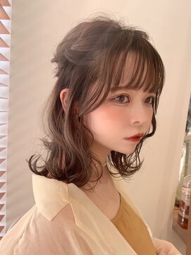 リノ(Lino) 10代20代30代【ヘアセット】ふんわりハーフアップ