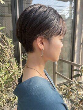 サンド 表参道(sand) ショートボブパーマ20代30代40代イヤリングカラー大人可愛い