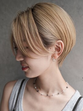 カライング(ing) ★くびレイヤーエモージュシルキーベージュグレージュカラー