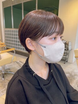 フィルムス 柏(FILMS) 暗めカラー/ショートボブ/マロンベージュ/くすみベージュ/柏