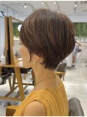 ショートボブ/大人女性ショート