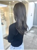 ロング透け感オリーブベージュ♪