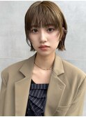 似合わせ小顔レイヤーショート_表参道/髪質改善