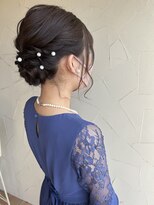 アップル(APPLE)&nbsp;ヘアセット☆結婚式お呼ばれヘア