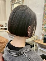 ボタンヘアー 日吉(BoTaN HAIR)&nbsp;コンパクトボブ/黒髪/フレンチガーリー/プツッとボブ/日吉