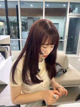 ローレンアオ(LOREN AO) くびれヘア/アプリコットオレンジ/夏のヘアアレンジ/栄矢場