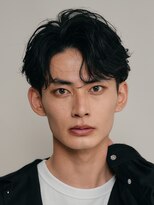フィフス 原宿(fifth)&nbsp;原宿ニュアンスパーマメンズカットラウンドマッシュシャドウ30代