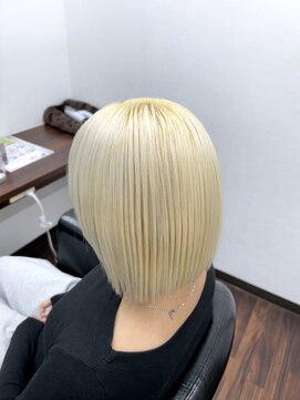 グルグル 下総中山店(GULGUL) ホワイトブロンド!(ブリーチ2~3回)