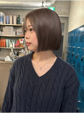 ナループロア ルームー(Nalu pu loa ROOMOO) タッセルカット/タッセルボブ/韓国ボブ/切りっぱなしボブ