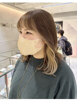 ワン 横浜(ONE005)&nbsp;イヤリングカラー/デザインカラー/ベージュ/ホワイトベージュ/