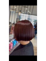 アース 南福島店(HAIR&MAKE EARTH)&nbsp;白髪染めお洒落カラーピンク