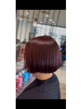 アース 南福島店(HAIR&MAKE EARTH) 白髪染めお洒落カラーピンク
