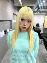 ワンズオゼ 渋谷(ONE's oze) ハイトーン/ダブルカラー/オレンジカラー/裾カラー/ケアブリーチ