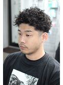 ブッダパーマ×フェード/仏陀パーマ/波巻きツイストスパイラル