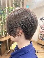 カットサロン ウシジマ(CUT SALON USHIJIMA)&nbsp;【ハンサムショートボブセンターパートツヤ髪アッシュレイヤー】