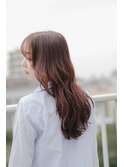 「抜け感 × 透明感 × 血色感」溢れる夏カラー♪【水野　遼】