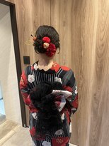 ソルビア ヘアセット(solvia)&nbsp;大人かわいい浴衣シニヨン