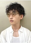 ツイストパーマ刈り上げツイストスパイラルフェザーパーマ(清水)