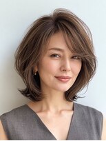 ハーツ 青山表参道店(Heart's) 40代50代60代/白髪ぼかしハイライトミディアムレイヤー