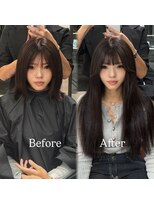 エクステ/シールエクステ専門店/梅田/ヘアセット/ヘアアレンジ/LANDS ANNEX  エクステ&nbsp;ダークブラウン バージンレミーエクステ80本【大阪 梅田】