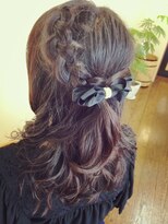 ホーリーモーリー(HOLY MOLY)&nbsp;編みこみハーフアップ