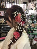 ヘアーメイク エイトボール(HAIR MAKE EIGHT BALL)&nbsp;祝★御卒業  マーメイドヘア