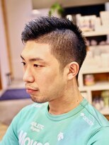 リビーチ ヘア リゾート 赤羽(Rebeach HAIR RESORT)&nbsp;【赤羽リビーチ】個性派サイドパートモヒカンスタイル！