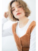ブリーチ×カラーでハイトーンがおしゃれなフレンチボブ