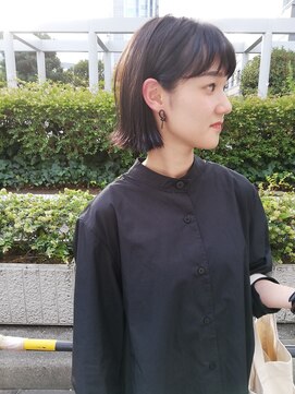 フロート 小阪店(float) ショコラブラウン_毛先パーマ ことりベージュ