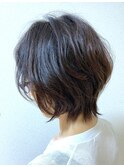 ウルフカット×透明感イルミナカラー