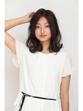 オーガニック アトリエ 大宮(organic+atelier) ミディアムヘアにデジタルパーマで柔らかさを×大宮×与野×浦和