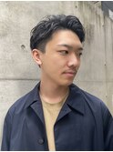 好印象!アップバングメンズショート