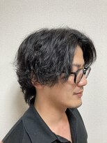 カットスタジオタケイ 常田大希風パーマスタイル