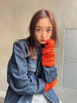 エース (ACE) ACE 横浜  オレンジブラウン×外ハネ