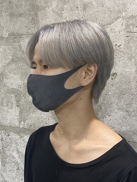 ココ 本八幡(KOKO) □カルマパーマ#ハイトーンカラー#ウルフ＃アッシュブラック