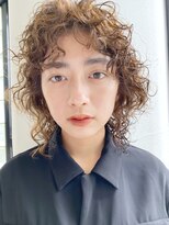 アイティーバイアルバム 八王子店(IT by ALBUM)&nbsp;ウルフパーマ_ショコラアッシュヘルシースタイル_28635