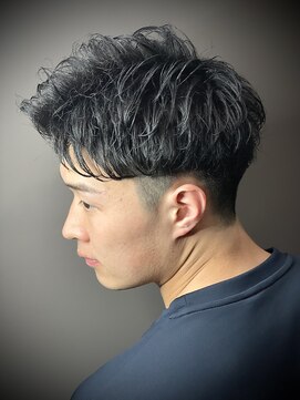ヒロギンザ 新橋銀座口店(HIRO GINZA) ビジネスショートアイロンパーマスタイル